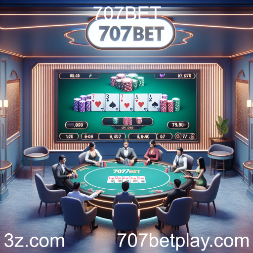 A Emoção do Poker Virtual na 707BET